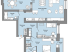 3-к. квартира, 91&nbsp;м²