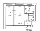 2-к. квартира, 46&nbsp;м²