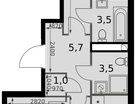 2-к. квартира, 59&nbsp;м²