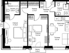 2-к. квартира, 60&nbsp;м²