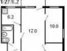 2-к. квартира, 40,1&nbsp;м²