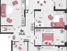 4-к. квартира, 129&nbsp;м²