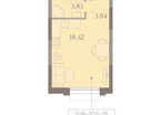 Студия, 26 м²