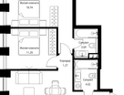 2-к. квартира, 60&nbsp;м²