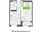 1-к. квартира, 34&nbsp;м²