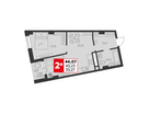 Студия, 44&nbsp;м²