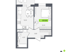 1-к. квартира, 37&nbsp;м²