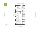4-к. квартира, 82&nbsp;м²