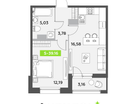 Студия, 40&nbsp;м²
