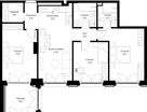 3-к. квартира, 101 м²