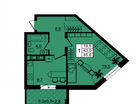1-к. квартира, 45&nbsp;м²