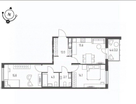 2-к. квартира, 70&nbsp;м²