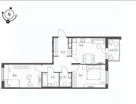 2-к. квартира, 70&nbsp;м²
