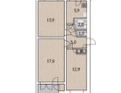 3-к. квартира, 58,5&nbsp;м²