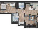 2-к. квартира, 58&nbsp;м²
