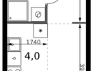 Студия, 21&nbsp;м²