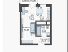 Студия, 26,4&nbsp;м²