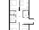 3-к. квартира, 85&nbsp;м²