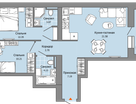 3-к. квартира, 63&nbsp;м²
