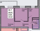2-к. квартира, 49&nbsp;м²