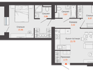 3-к. квартира, 66&nbsp;м²