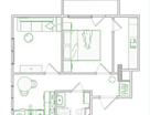 2-к. квартира, 36,9 м²