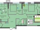 3-к. квартира, 65&nbsp;м²