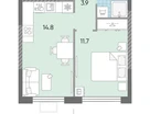 1-к. квартира, 33&nbsp;м²