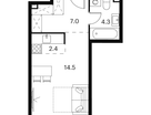 Студия, 28&nbsp;м²