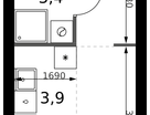 Студия, 20&nbsp;м²
