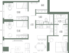 3-к. квартира, 96&nbsp;м²
