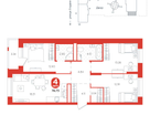 4-к. квартира, 78 м²