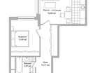 Студия, 43&nbsp;м²