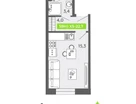 Студия, 22&nbsp;м²