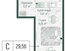 Студия, 31 м²
