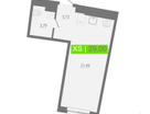 Студия, 29&nbsp;м²