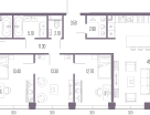 4-к. квартира, 134&nbsp;м²
