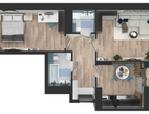 2-к. квартира, 58&nbsp;м²