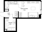 Студия, 25 м²