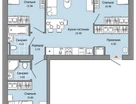 4-к. квартира, 78&nbsp;м²