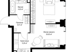 1-к. квартира, 39&nbsp;м²
