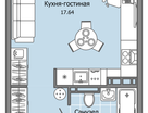 1-к. квартира, 25&nbsp;м²