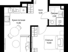 1-к. квартира, 32&nbsp;м²