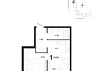 1-к. квартира, 35&nbsp;м²