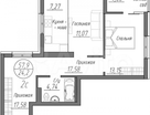 2-к. квартира, 58&nbsp;м²