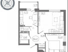 2-к. квартира, 59,9&nbsp;м²