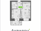 1-к. квартира, 34&nbsp;м²