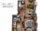 3-к. квартира, 61,9&nbsp;м²