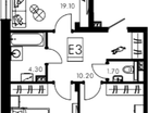 3-к. квартира, 68,1&nbsp;м²