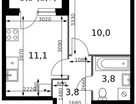 1-к. квартира, 30&nbsp;м²